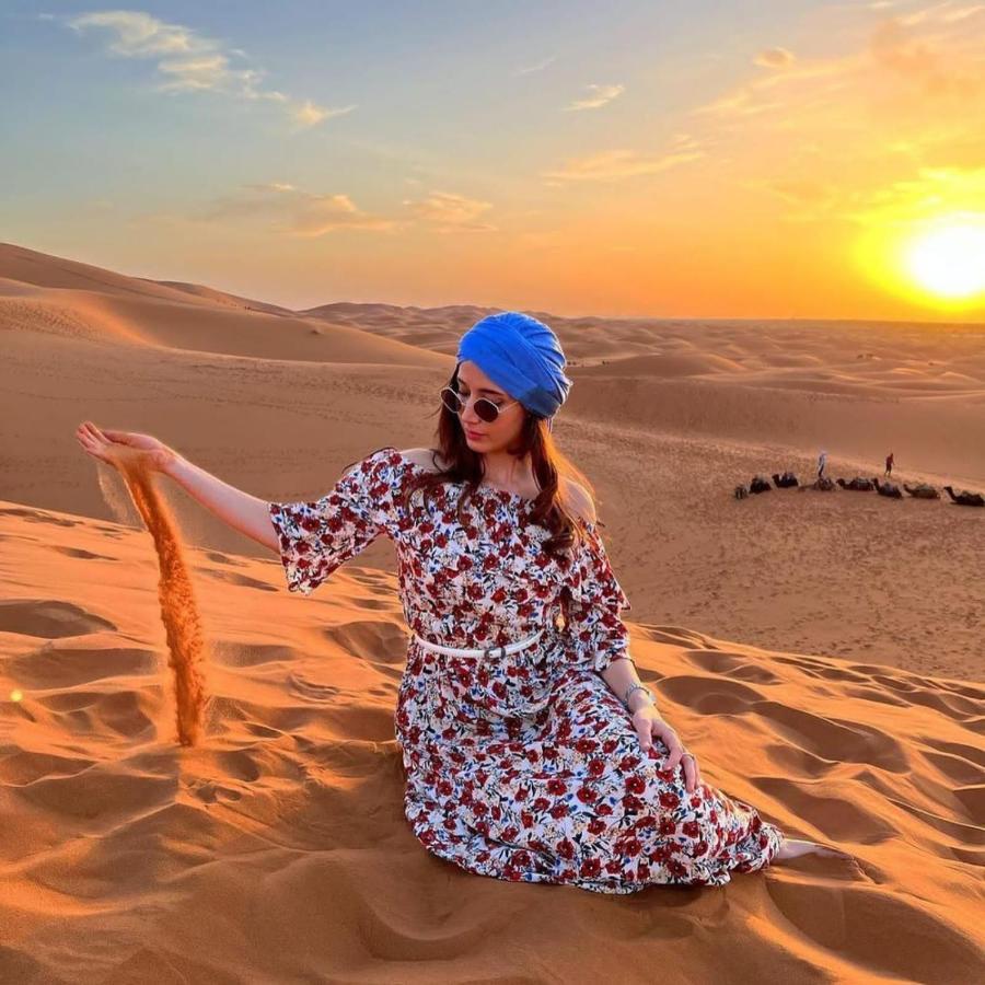 Family Luxury Glamping Hotel Merzouga Exterior foto